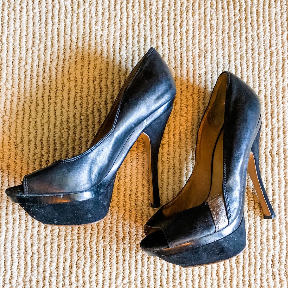 Lamb Platform Pumps - image 1